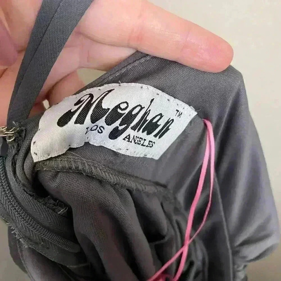 Meghan LA Enchanted‎ Garden Maxi Dress Gray - Picture 10 of 16